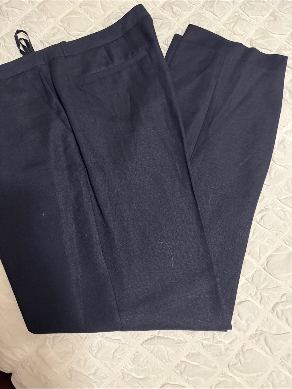 Tommy Hilfiger Women's Navy Straight-Leg Dress Pants